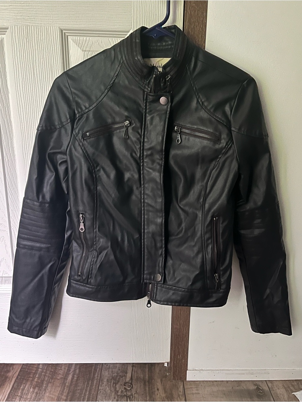 Faux Leather Biker Jacket